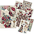 Bohemian Burgundy A5 Rice Paper Mixed (8pcs) (CBRS046) Bohemian Burgundy A5 Rice Paper Mixed (8pcs) (CBRS046)