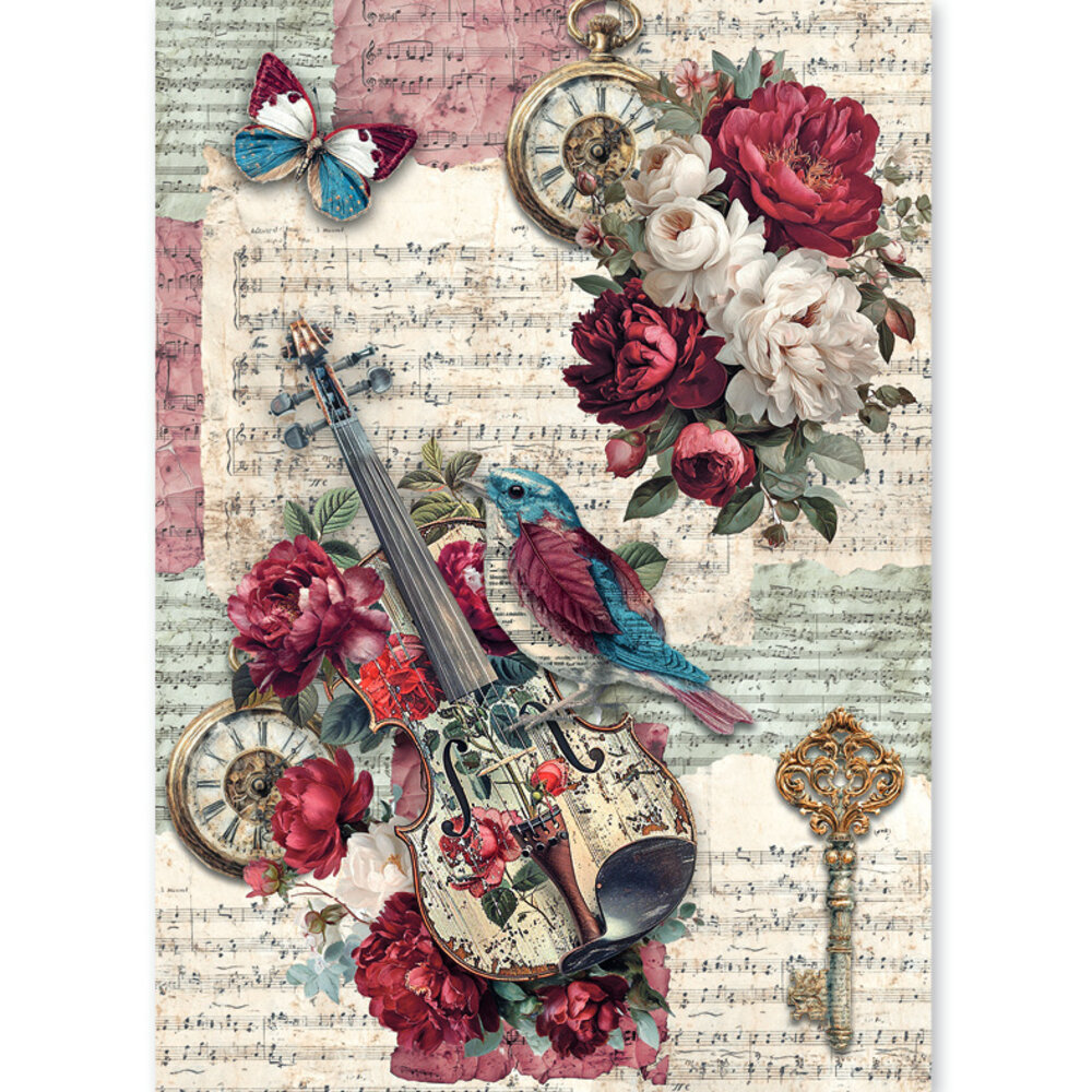 Ciao Bella Bohemian Burgundy A5 Rice Paper Mixed (8pcs) (CBRS046) Ciao Bella Bohemian Burgundy A5 Rice Paper Mixed (8pcs) (CBRS046)