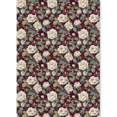 Ciao Bella Bohemian Burgundy A5 Rice Paper Mixed (8pcs) (CBRS046) Ciao Bella Bohemian Burgundy A5 Rice Paper Mixed (8pcs) (CBRS046)