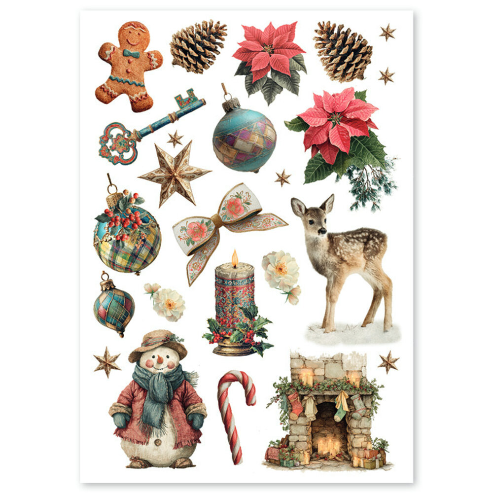 Ciao Bella Merry & Bright A4 Rice Paper Mixed (4pcs) (CBRA014) Ciao Bella Merry & Bright A4 Rice Paper Mixed (4pcs) (CBRA014)
