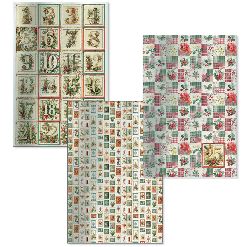 Ciao Bella Merry & Bright A4 Deluxe Paper Silver & Vellum Dual Pack Mixed (6pcs) (CBX011) Ciao Bella Merry & Bright A4 Deluxe Paper Silver & Vellum Dual Pack Mixed (6pcs) (CBX011)