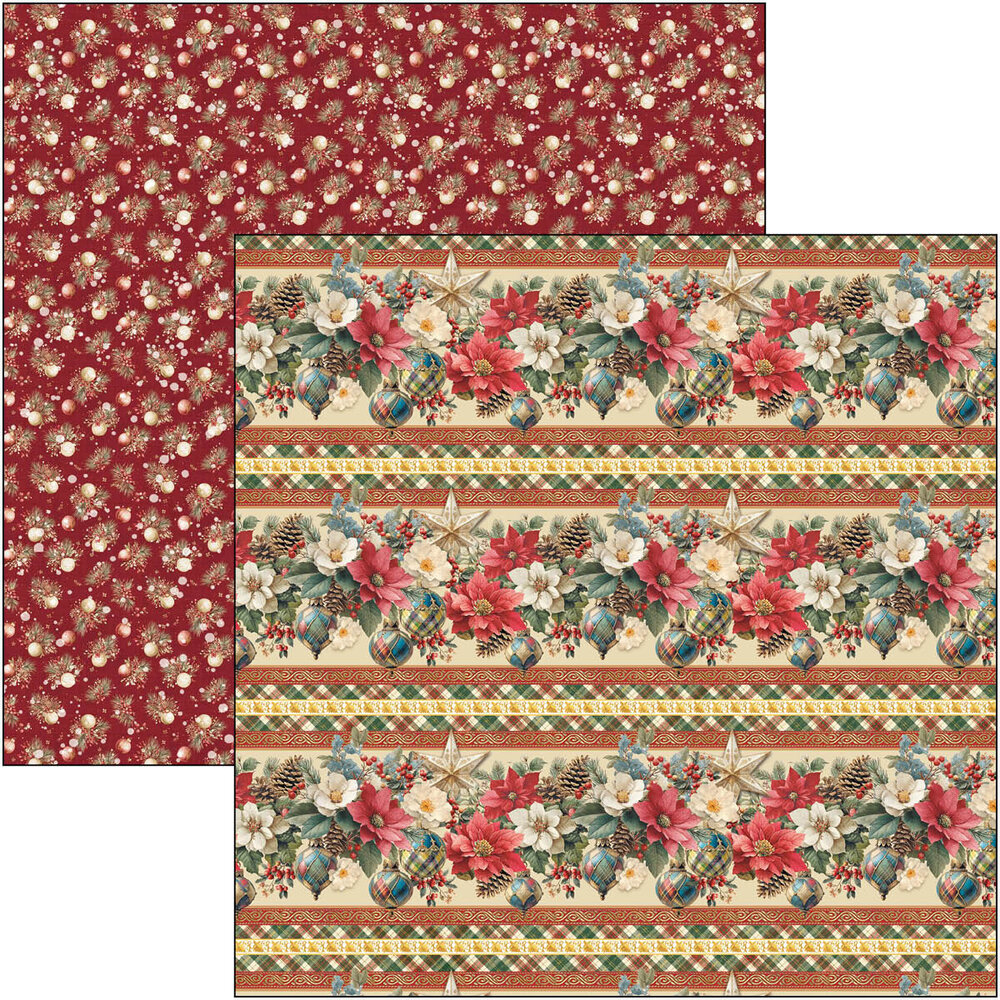 Ciao Bella Merry & Bright 8x8 Inch Paper Pad (12pcs) (CBH098) Ciao Bella Merry & Bright 8x8 Inch Paper Pad (12pcs) (CBH098)