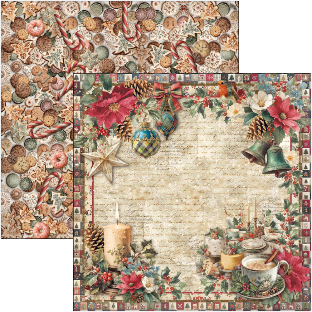 Ciao Bella Merry & Bright 12x12 Inch Paper Pad (12pcs) (CBPM098) Ciao Bella Merry & Bright 12x12 Inch Paper Pad (12pcs) (CBPM098)