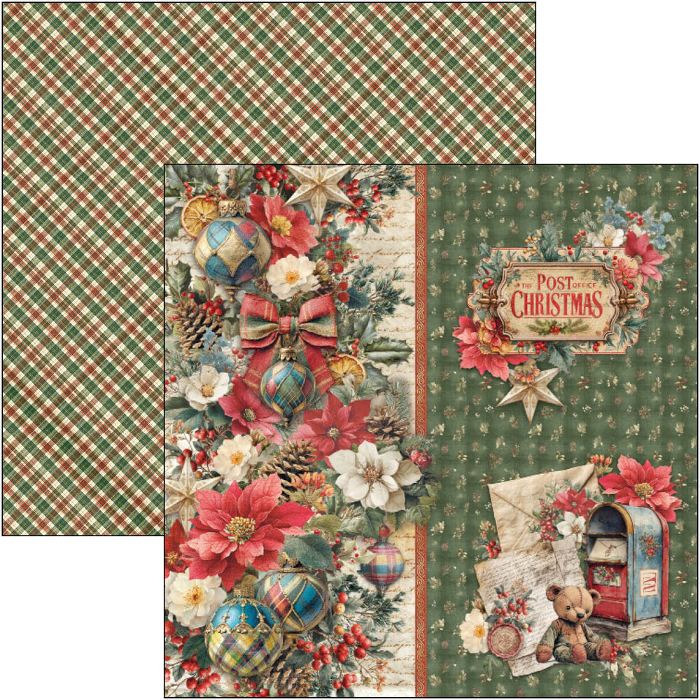 Ciao Bella Merry & Bright 12x12 Inch Paper Pad (12pcs) (CBPM098) Ciao Bella Merry & Bright 12x12 Inch Paper Pad (12pcs) (CBPM098)