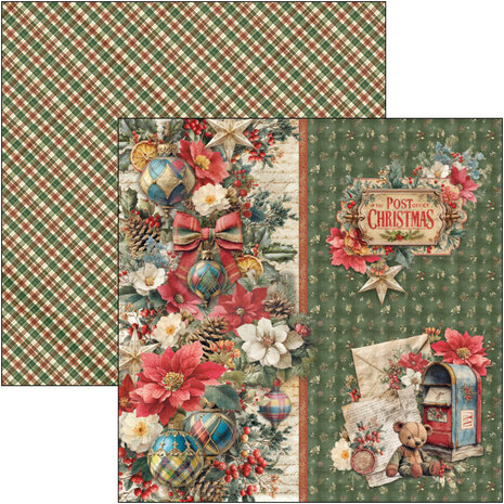 Ciao Bella Merry & Bright 12x12 Inch Paper Pad (12pcs) (CBPM098) Ciao Bella Merry & Bright 12x12 Inch Paper Pad (12pcs) (CBPM098)