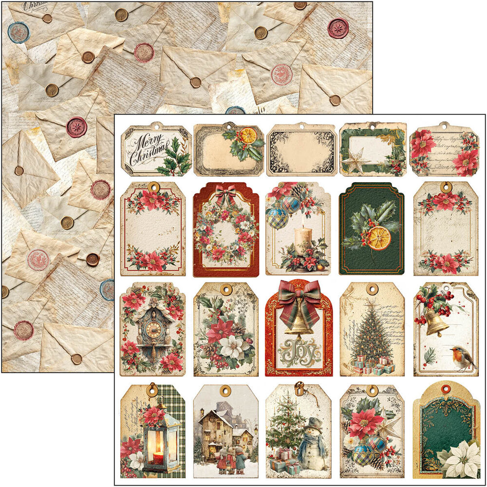 Ciao Bella Merry & Bright 12x12 Inch Patterns Pad (8pcs) (CBT098) Ciao Bella Merry & Bright 12x12 Inch Patterns Pad (8pcs) (CBT098)