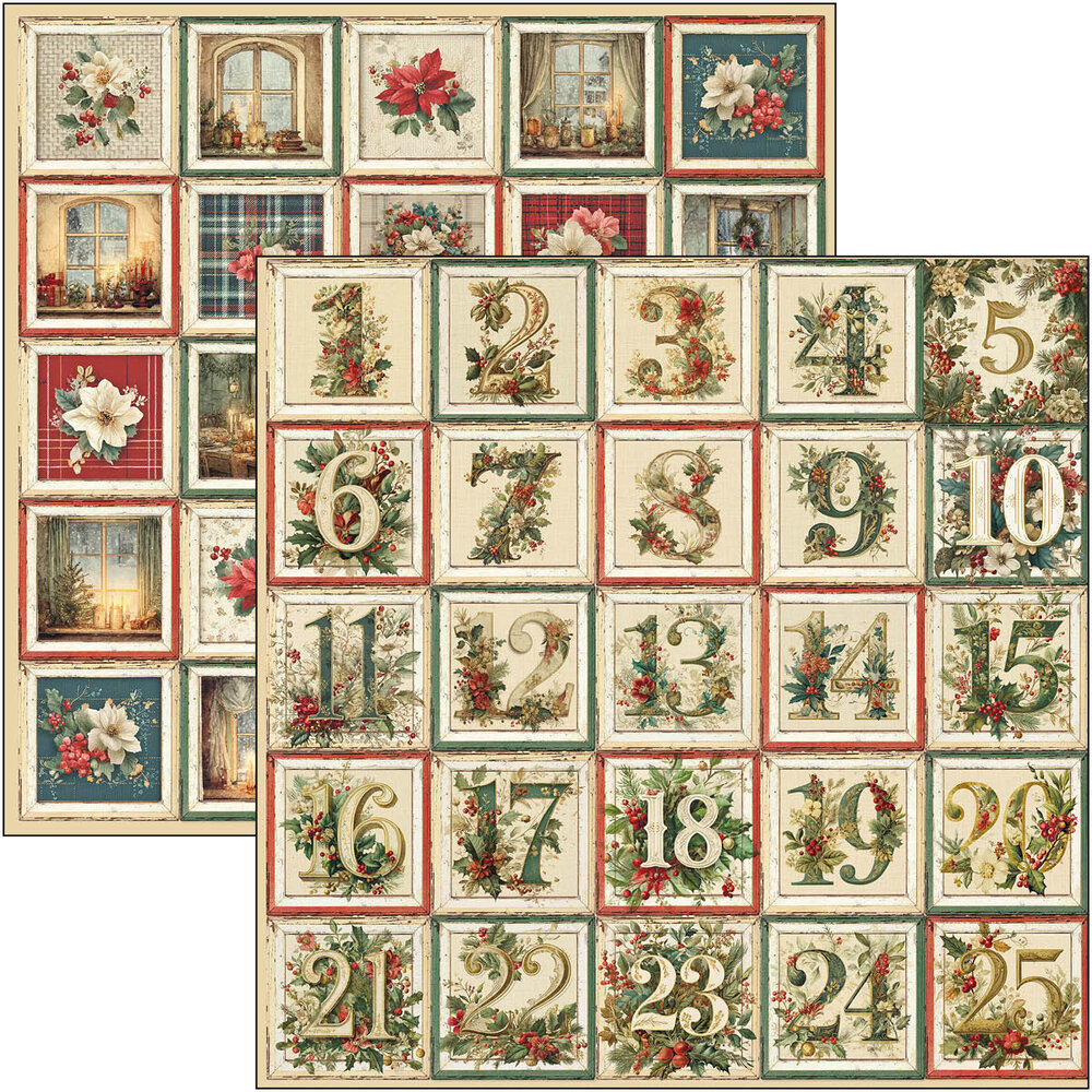 Ciao Bella Merry & Bright 12x12 Inch Patterns Pad (8pcs) (CBT098) Ciao Bella Merry & Bright 12x12 Inch Patterns Pad (8pcs) (CBT098)