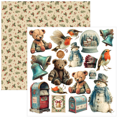 Ciao Bella Merry & Bright 6x6 Inch Fussy Cut Pad (24pcs) (CBQE098) Ciao Bella Merry & Bright 6x6 Inch Fussy Cut Pad (24pcs) (CBQE098)