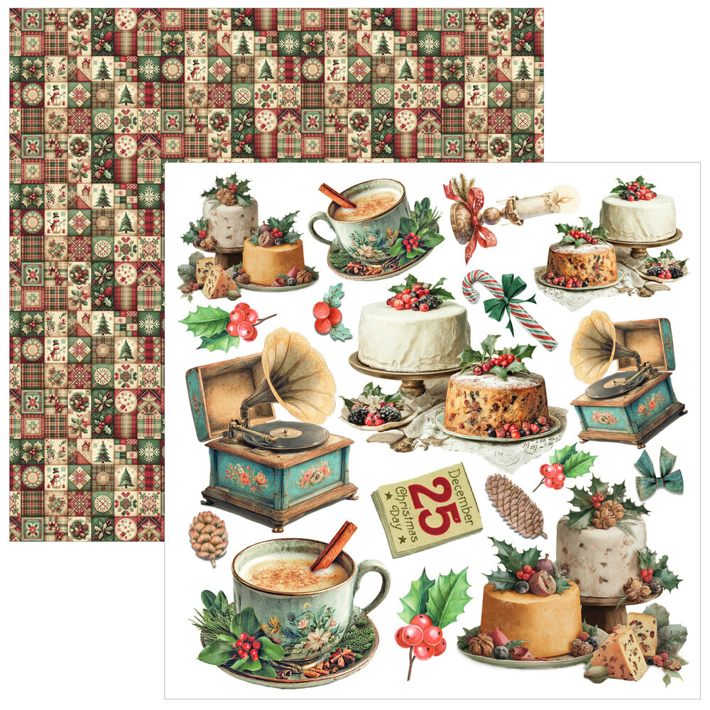 Ciao Bella Merry & Bright 6x6 Inch Fussy Cut Pad (24pcs) (CBQE098) Ciao Bella Merry & Bright 6x6 Inch Fussy Cut Pad (24pcs) (CBQE098)
