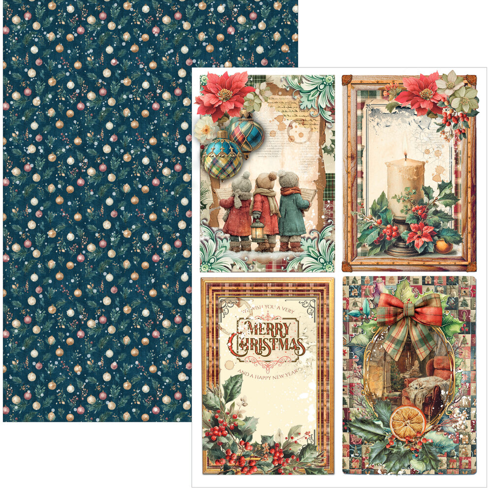 Ciao Bella Merry & Bright A4 Creative Pad (9pcs) (CBCL098) Ciao Bella Merry & Bright A4 Creative Pad (9pcs) (CBCL098)