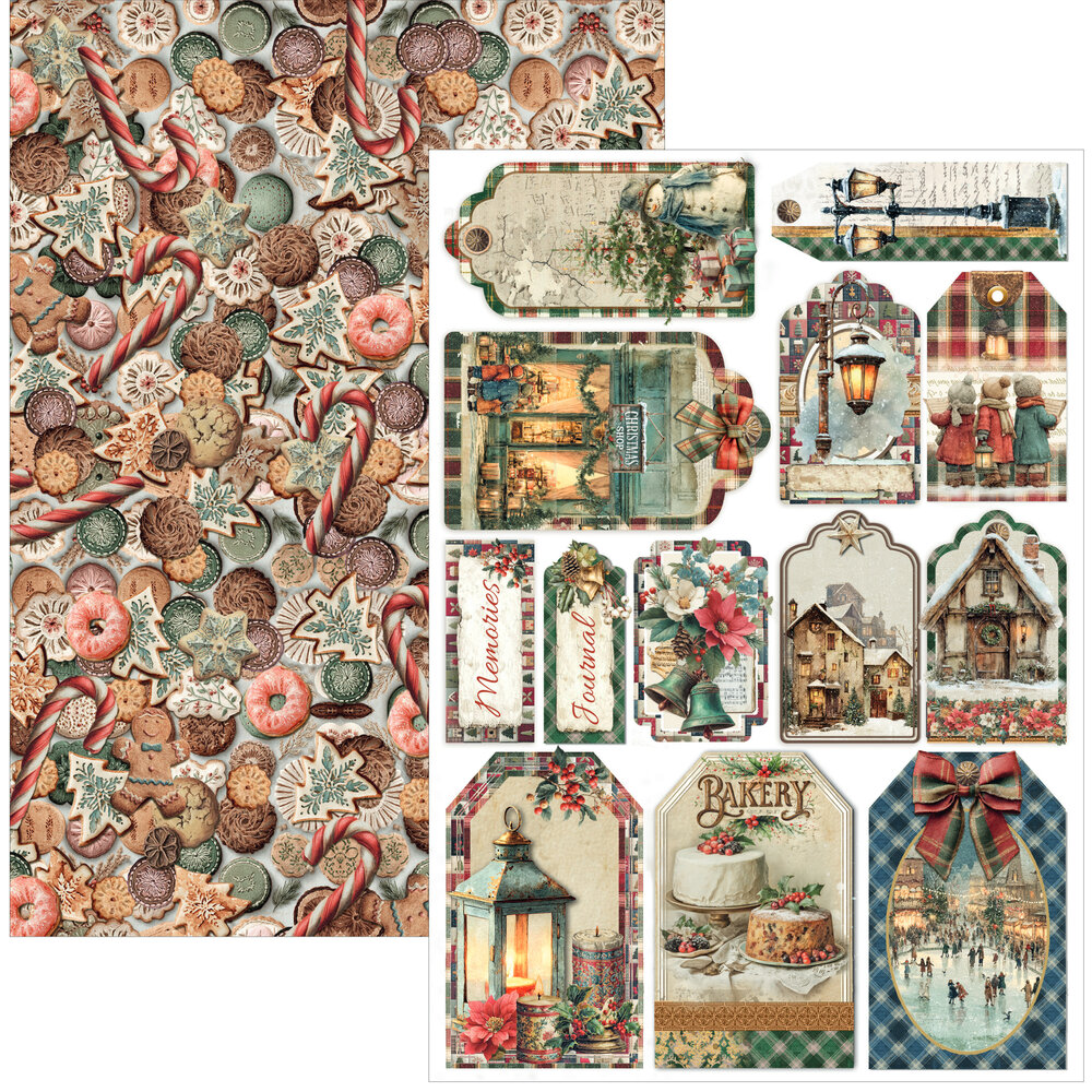 Ciao Bella Merry & Bright A4 Creative Pad (9pcs) (CBCL098) Ciao Bella Merry & Bright A4 Creative Pad (9pcs) (CBCL098)