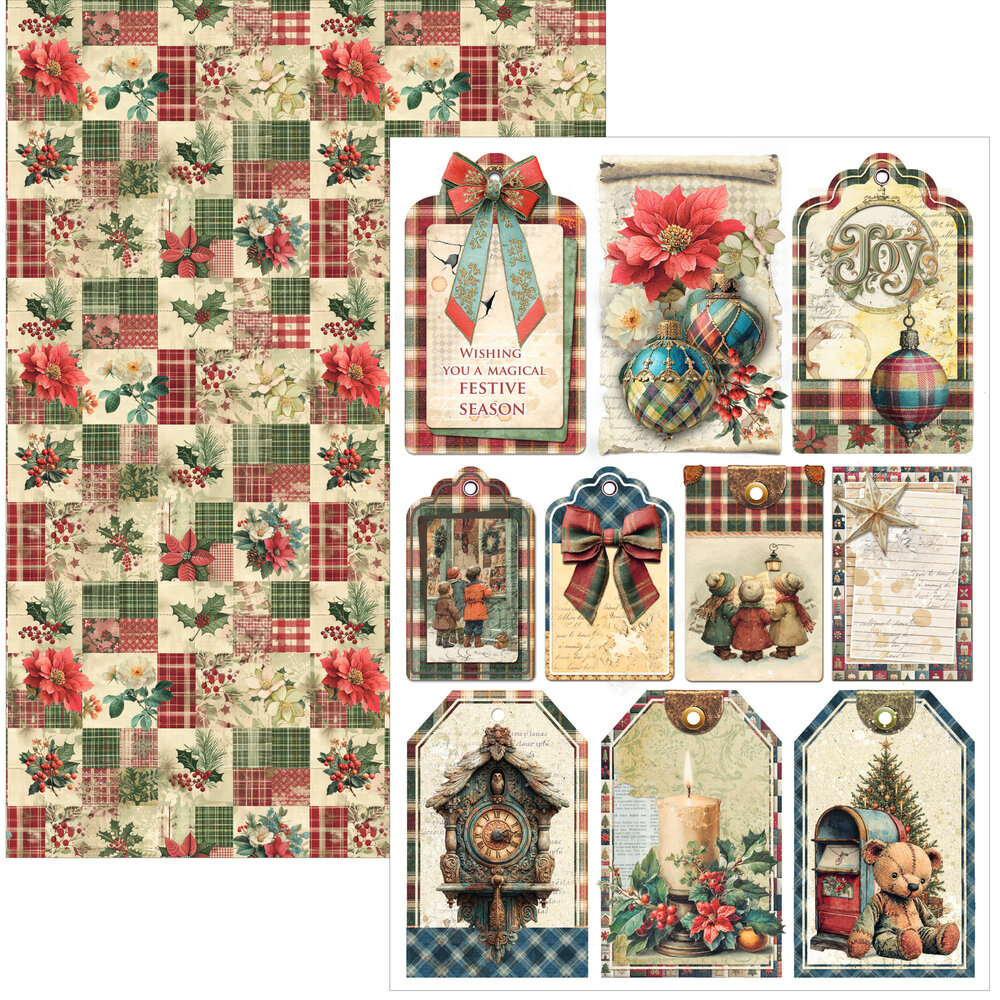 Ciao Bella Merry & Bright A4 Creative Pad (9pcs) (CBCL098) Ciao Bella Merry & Bright A4 Creative Pad (9pcs) (CBCL098)