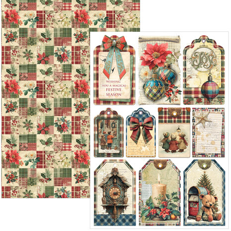 Ciao Bella Merry & Bright A4 Creative Pad (9pcs) (CBCL098) Ciao Bella Merry & Bright A4 Creative Pad (9pcs) (CBCL098)