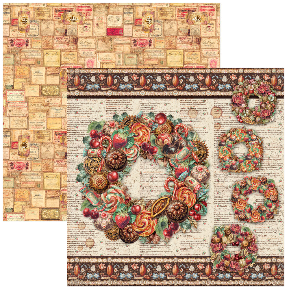 Ciao Bella The Chocolate Factory 12x12 Inch Patterns Pad (8pcs) (CBT100) Ciao Bella The Chocolate Factory 12x12 Inch Patterns Pad (8pcs) (CBT100)