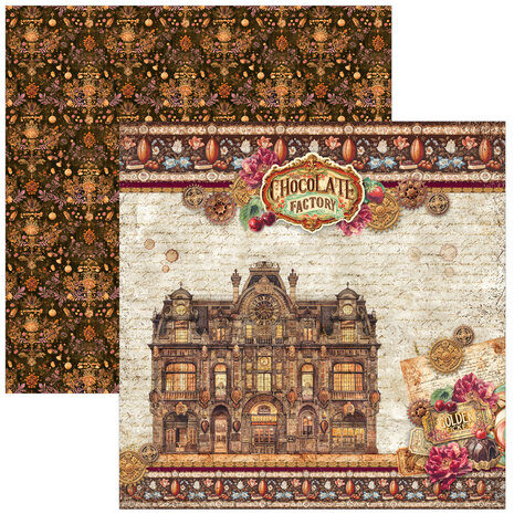 Ciao Bella The Chocolate Factory 8x8 Inch Paper Pad (12pcs) (CBH100) Ciao Bella The Chocolate Factory 8x8 Inch Paper Pad (12pcs) (CBH100)