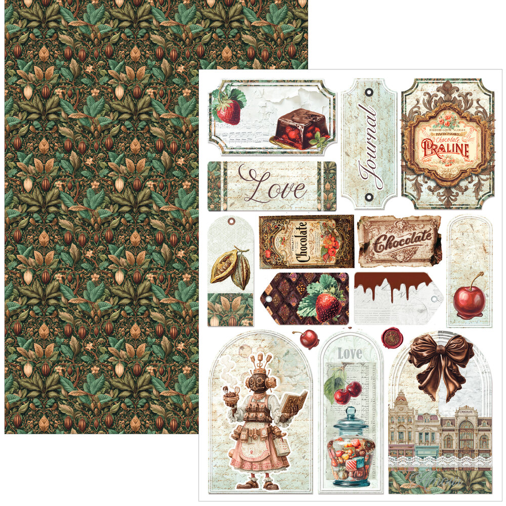 Ciao Bella The Chocolate Factory A4 Creative Pad (9pcs) (CBCL100) Ciao Bella The Chocolate Factory A4 Creative Pad (9pcs) (CBCL100)