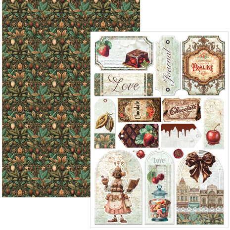 Ciao Bella The Chocolate Factory A4 Creative Pad (9pcs) (CBCL100) Ciao Bella The Chocolate Factory A4 Creative Pad (9pcs) (CBCL100)