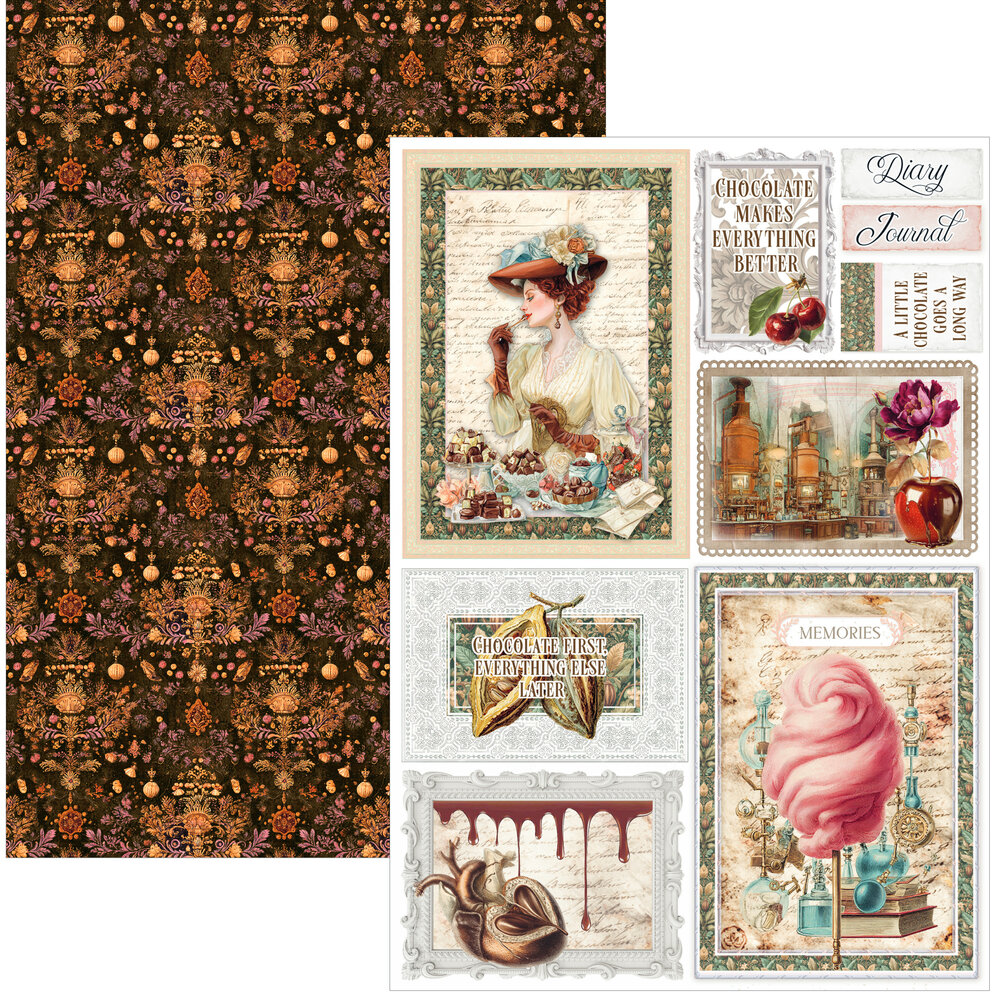 Ciao Bella The Chocolate Factory A4 Creative Pad (9pcs) (CBCL100) Ciao Bella The Chocolate Factory A4 Creative Pad (9pcs) (CBCL100)