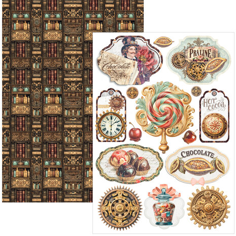 Ciao Bella The Chocolate Factory A4 Creative Pad (9pcs) (CBCL100) Ciao Bella The Chocolate Factory A4 Creative Pad (9pcs) (CBCL100)
