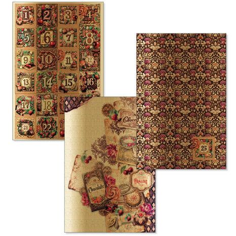 Ciao Bella The Chocolate Factory A4 Deluxe Paper Silver & Vellum Dual Pack Mixed (6pcs) (CBX013) Ciao Bella The Chocolate Factory A4 Deluxe Paper Silver & Vellum Dual Pack Mixed (6pcs) (CBX013)