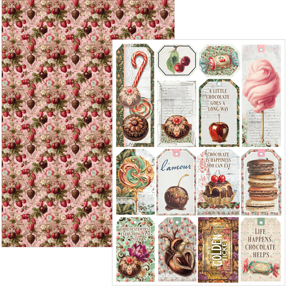 Ciao Bella The Chocolate Factory A4 Creative Pad (9pcs) (CBCL100) Ciao Bella The Chocolate Factory A4 Creative Pad (9pcs) (CBCL100)