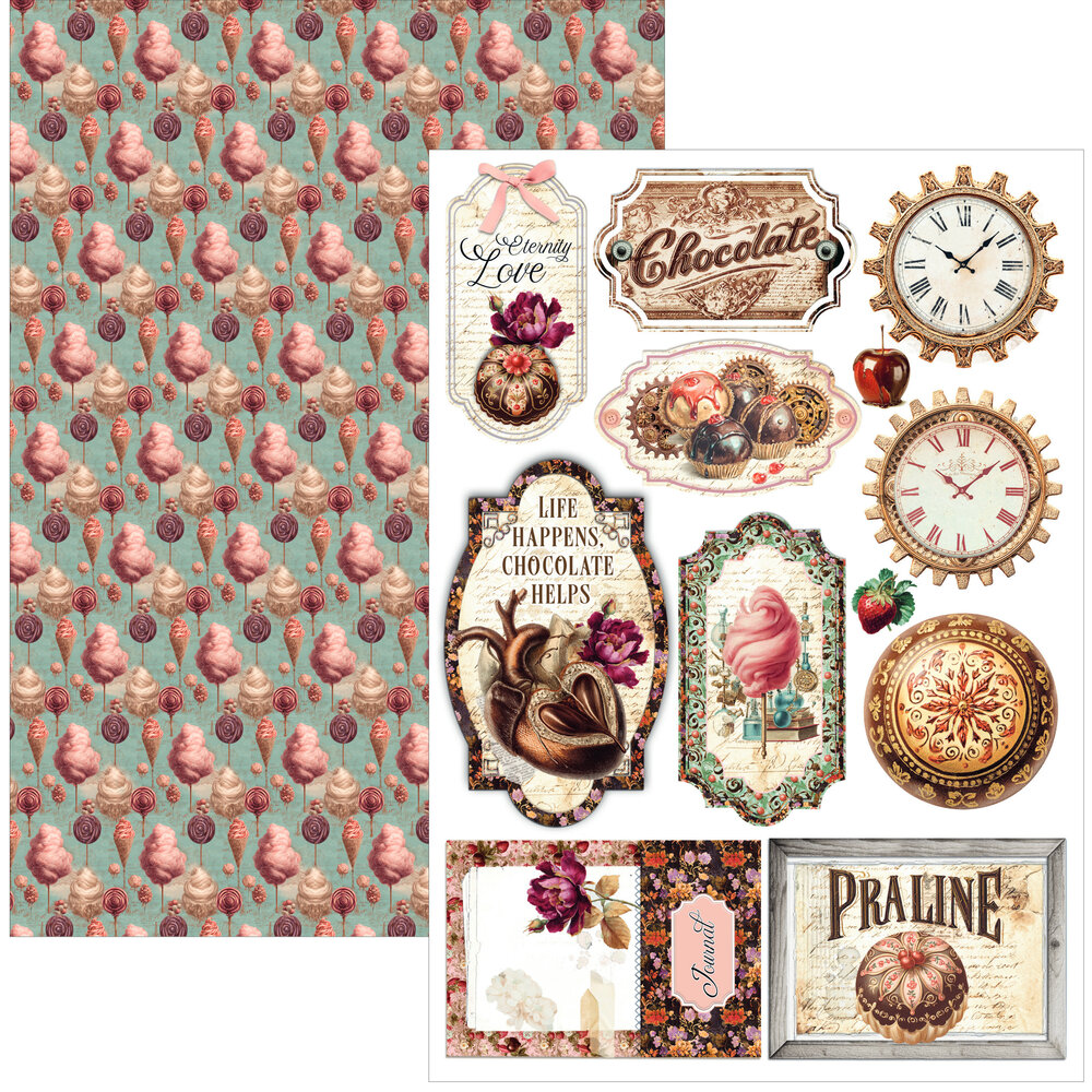 Ciao Bella The Chocolate Factory A4 Creative Pad (9pcs) (CBCL100) Ciao Bella The Chocolate Factory A4 Creative Pad (9pcs) (CBCL100)
