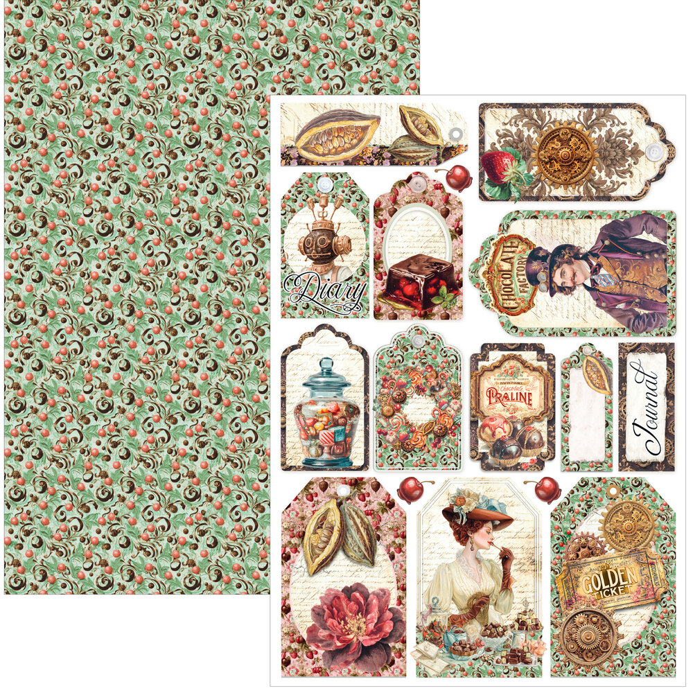 Ciao Bella The Chocolate Factory A4 Creative Pad (9pcs) (CBCL100) Ciao Bella The Chocolate Factory A4 Creative Pad (9pcs) (CBCL100)