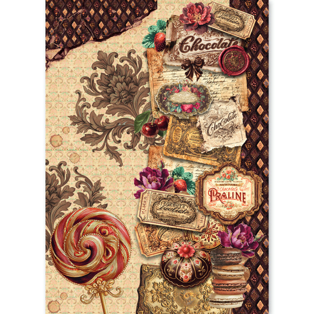 Ciao Bella The Chocolate Factory A5 Rice Paper Mixed (8pcs) (CBRS047) Ciao Bella The Chocolate Factory A5 Rice Paper Mixed (8pcs) (CBRS047)