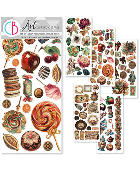 Ciao Bella The Chocolate Factory Transparent Adhesive Sheets (5pcs) (CBI019)
