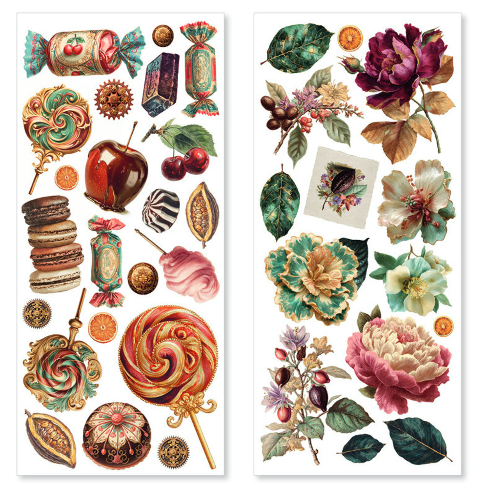 Ciao Bella The Chocolate Factory Transparent Adhesive Sheets (5pcs) (CBI019)