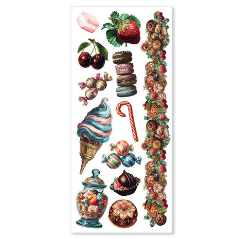 Ciao Bella The Chocolate Factory Transparent Adhesive Sheets (5pcs) (CBI019)