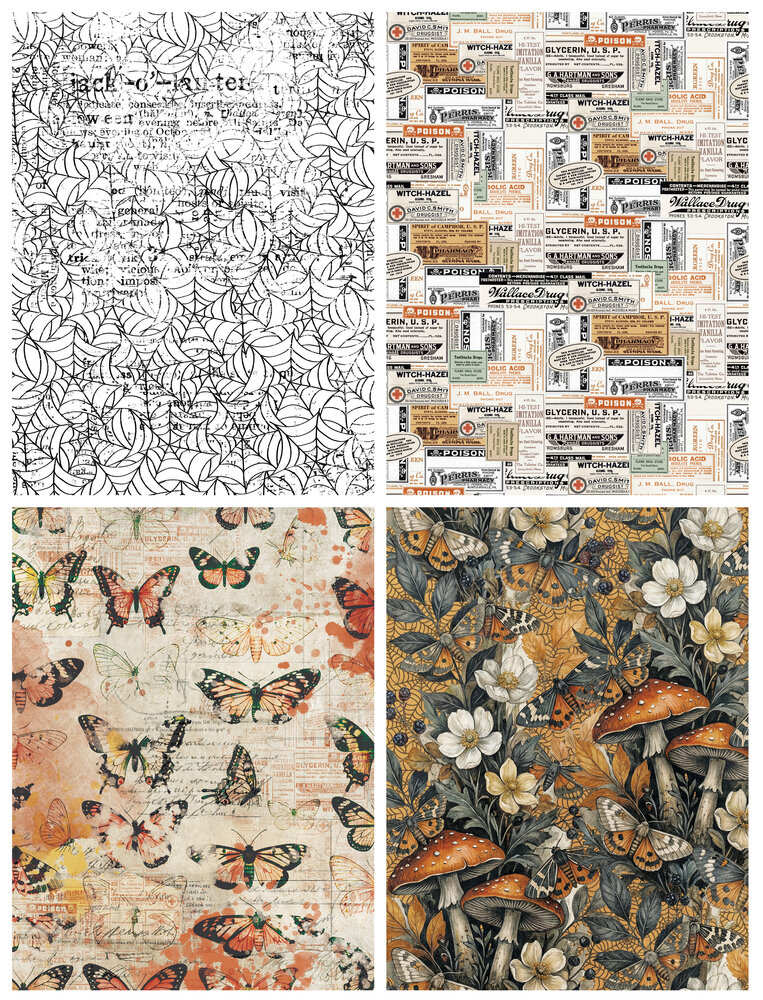 Arden Creative Studio Wicked Woods 6x8 Inch Decoupage Paper (12pcs) by Katie Pertiet (ACSDP0005) Arden Creative Studio Wicked Woods 6x8 Inch Decoupage Paper (12pcs) by Katie Pertiet (ACSDP0005)