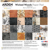Arden Creative Studio Wicked Woods 12x12 Inch Paper Pad by Katie Pertiet (ACSPP0029)