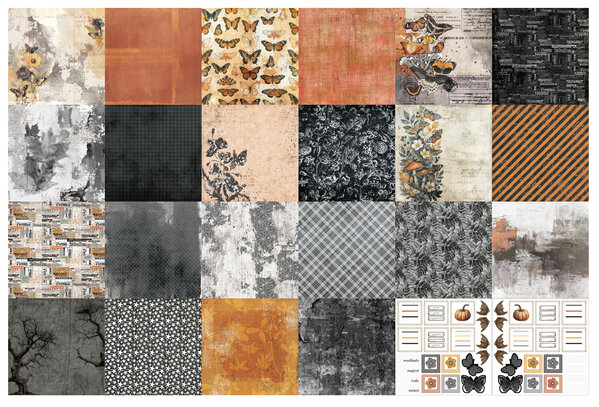 Arden Creative Studio Wicked Woods 12x12 Inch Paper Pad by Katie Pertiet (ACSPP0029)