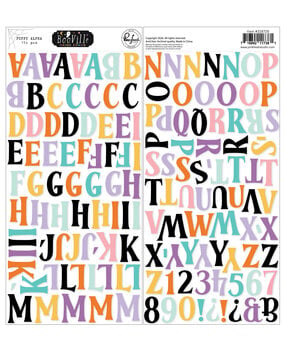 Pinkfresh Studio BooVille Puffy Alpha Stickers by Paige Evans (326726)