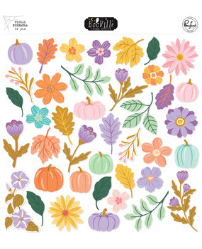 Pinkfresh Studio BooVille Floral Ephemera (40pcs) by Paige Evans (326526)