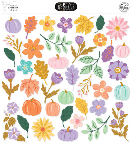 Pinkfresh Studio BooVille Floral Ephemera (40pcs) by Paige Evans (326526) Pinkfresh Studio BooVille Floral Ephemera (40pcs) by Paige Evans (326526)