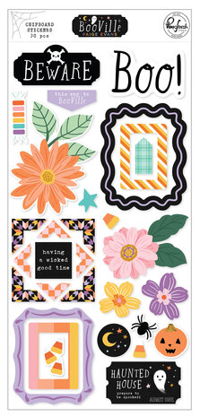 Pinkfresh Studio BooVille Chipboard Stickers by Paige Evans (326426) Pinkfresh Studio BooVille Chipboard Stickers by Paige Evans (326426)
