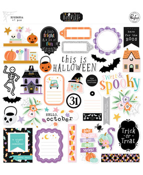 Pinkfresh Studio BooVille Ephemera (40pcs) by Paige Evans (326226)