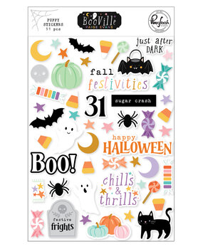 Pinkfresh Studio BooVille Puffy Stickers by Paige Evans (326126)