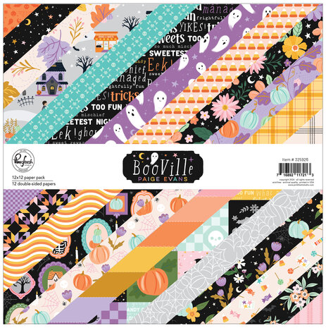 Pinkfresh Studio BooVille 12x12 Inch Paper Pack Double-Sided (12pcs) by Paige Evans (325926) Pinkfresh Studio BooVille 12x12 Inch Paper Pack Double-Sided (12pcs) by Paige Evans (325926)