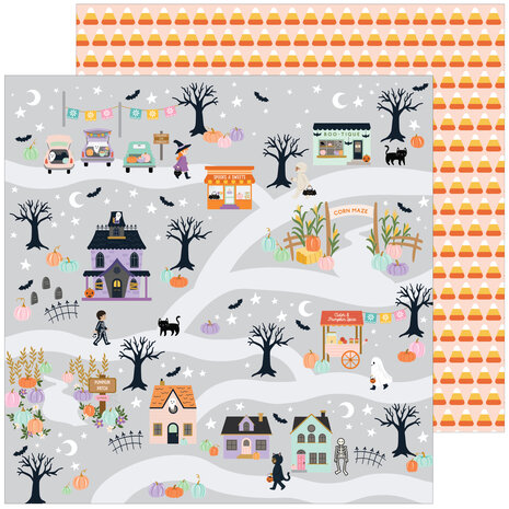 Pinkfresh Studio BooVille 12x12 Inch Paper Pack Double-Sided (12pcs) by Paige Evans (325926) Pinkfresh Studio BooVille 12x12 Inch Paper Pack Double-Sided (12pcs) by Paige Evans (325926)