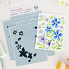 Pinkfresh Studio Quiet Moments Stencil Wildflower Notes by Inna Moreva (330526) Pinkfresh Studio Quiet Moments Stencil Wildflower Notes by Inna Moreva (330526)
