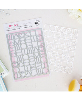 Pinkfresh Studio Quiet Moments Coverplate Die Block Party by Inna Moreva (330626)