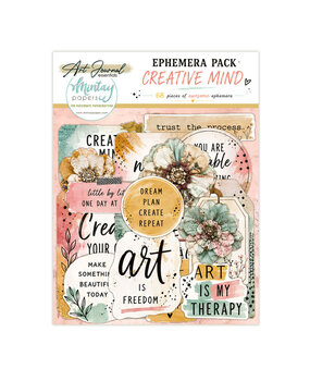 Mintay Art Journal Ephemera Pack Creative Mind (68pcs) (MT-ART-C08)