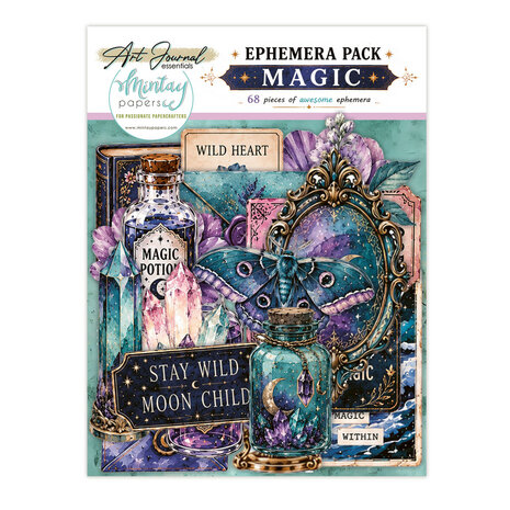 Mintay Art Journal Ephemera Pack Magic (68pcs) (MT-ART-C07)