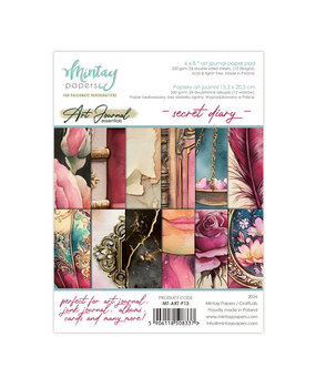 Mintay Art Journal Paper Pad 6x8 Inch Secret Diary (MT-ART-P13)