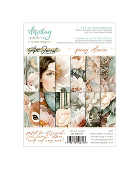 Mintay Art Journal Paper Pad 6x8 Inch Peony Silence (MT-ART-P11)
