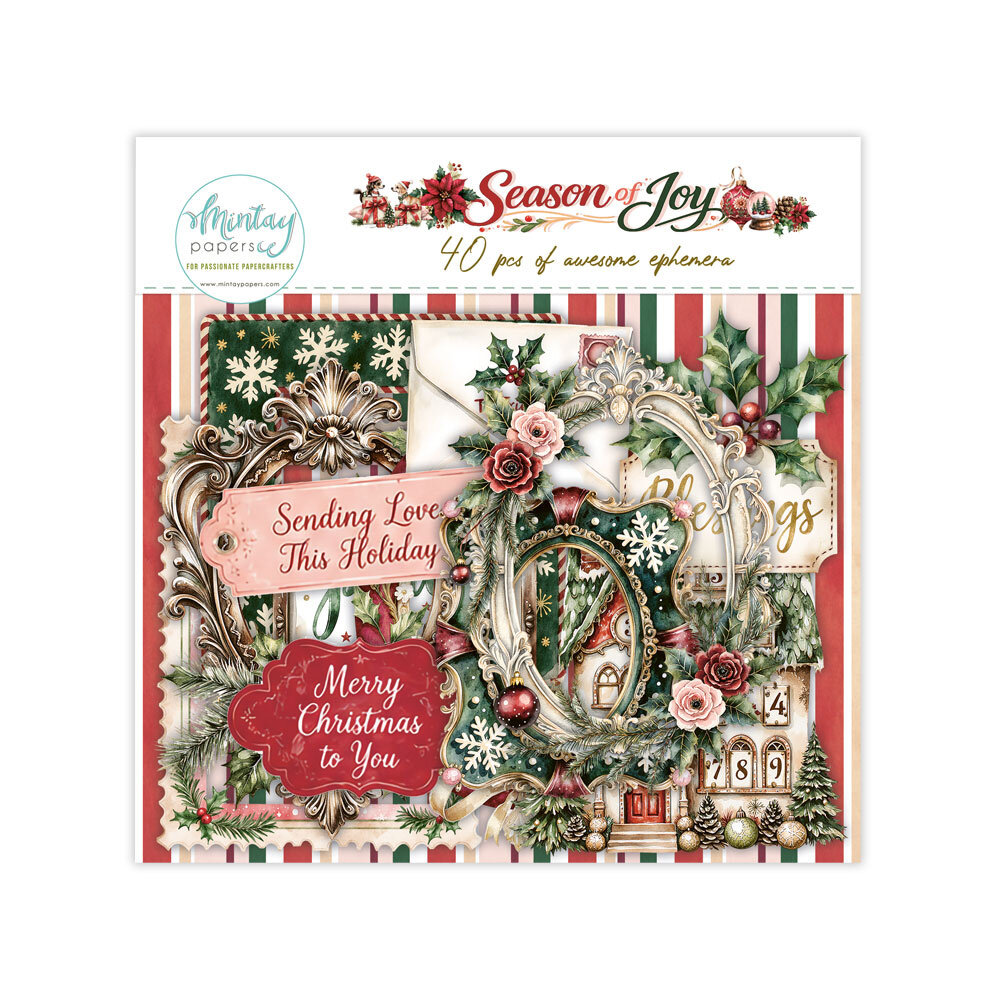Mintay Season of Joy Paper Ephemera (40pcs) (MT-SOJ-LSCE)