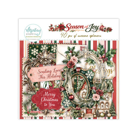 Mintay Season of Joy Paper Ephemera (40pcs) (MT-SOJ-LSCE)